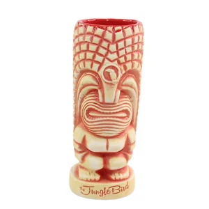 The Jungle Bird Sacramento CA Tiki Mug Coral Orange Second Edition Matte Finish - Picture 1 of 10