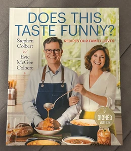 Does This Taste Funny? by Stephen Colbert & Evie McGee Colbert Signed Book - Imagen 1 de 4