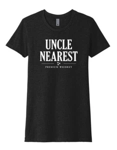 Uncle Nearest Premium Whiskey Short Sleeve VIP T-Shirt - Black - Ladies - Picture 1 of 1