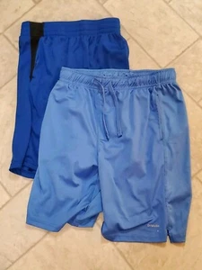 2er-Set - Athletic Works Jungen Shorts Jugend XL 14/16 Fitnessstudio Kordelzug elastisch  - Bild 1 von 15