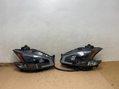 Juego de faros LED negros laterales izquierdo+derecho Nissan Máxima 2009 a 2014 u8867 DG Foto 1 de 4