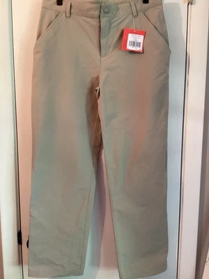 Pantalón The North Face Parker Niña XL 18 Lino Caqui Senderismo Roll Tab Snap Nuevo con Etiquetas Foto 1 de 4