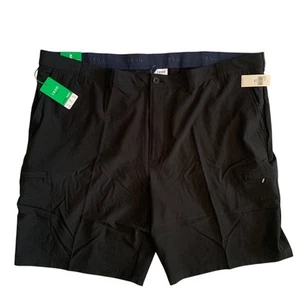 Izod Golf Mens Size 50 SwingFlex Waistband Stretch Big Tall UPF 50 Cargo Shorts - Picture 1 of 13
