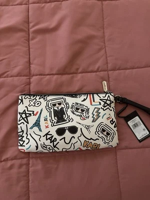 Muñequera Karl Lagerfeld Paris Maybelle blanca mujer nueva con etiquetas Foto 1 de 3