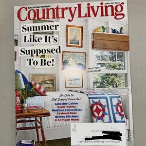 Country Living Usa Magazine June-July 2025 - Picture 1 of 1