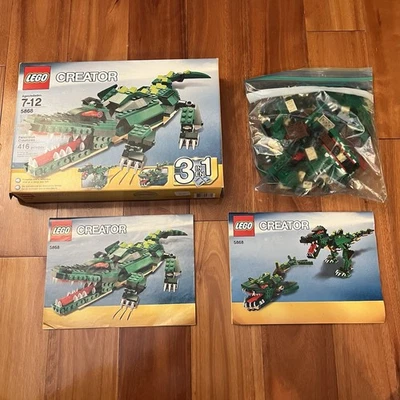 99% Complete LEGO Creator 3-in-1 5868 Ferocious Creatures w/ Manual - Image 1 of 4
