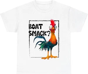 Camiseta HEI HEI, ¿Boat Snack?, Camiseta Aventura Dibujos Animados, Personaje Divertido Unisex Top - Imagen 1 de 8