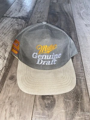 Rusty Wallace Miller Genuine Draft Snapback Hat NWOT - Image 1 of 4