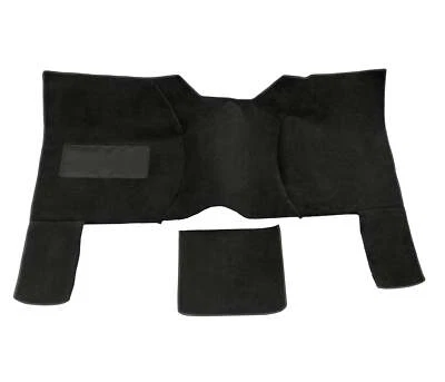 Kit alfombra delantera con extensiones laterales Ford F-350 1965-1972 en negro gris tostado Foto 1 de 4