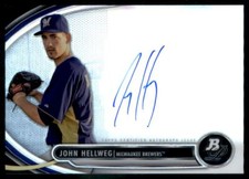 2012 Bowman Platinum John Hellweg Auto Los Angeles Angels #BCA-JH