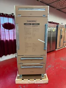 36” Subzero Pro Refrigerator Freezer With Glass Door PRO3650GLH (New) - Picture 1 of 7
