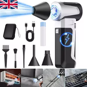 Portable Jet Dry Blower Mini Turbo Jet Air Blower 160000 RPM Electric Jet Fan UK - Picture 1 of 14