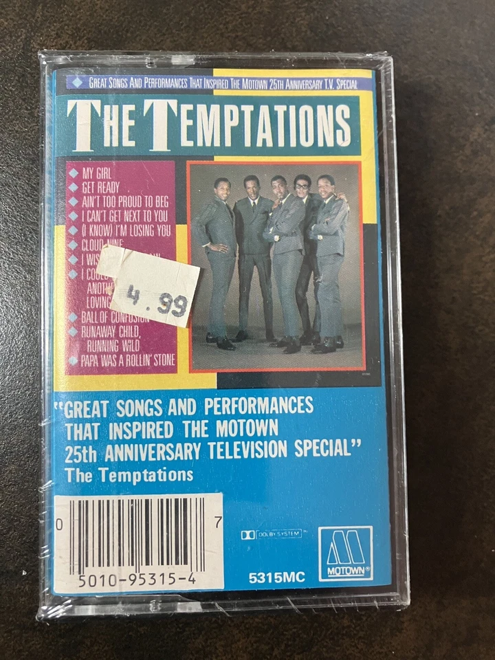 The Temptations – Great Songs And Performances ; CASSETTE TAPE, FACTORY SEALED - Image 1 of 1