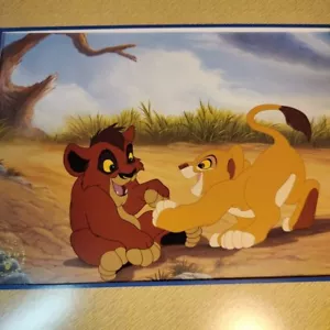The Lion King 2 Simba's Pride Lithograph Disney Store Print - Picture 1 of 7
