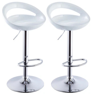 DUHOME ELEGANT LIFESTYLE Modern Bar Stools Set of 2 Barstools Adjustable Swivel Bar Chair for Kitchen Bar