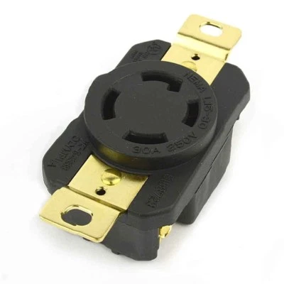 Receptáculo eléctrico Eagle L1530R bloqueo giratorio cantidad 10 Foto 1 de 3