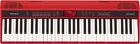 Roland-Eingabetastatur GO-61K GO KEYS Rot, kompakt, 500 Sounds, Bluetooth 4.0