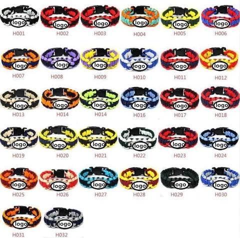 NFL Survivor Paracord Bracelet Team Color Official Lot of 2 ( Pick Your Team ) Cover