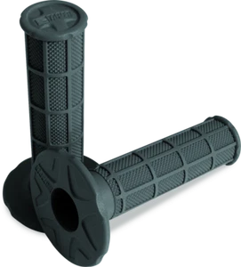 ProTaper Medium Compound Single Density Full-Waffle Dirt Bike Grips Dark Grey - Picture 1 of 1
