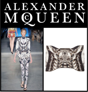 Alexander McQueen S/S 2009 Crystal Kaleidscope Squeeze-It Clutch, Gray