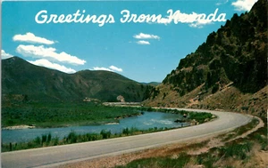 Cartolina Saluti dal Nevada • U.S. Hwy 40 Humboldt River - Foto 1 di 2