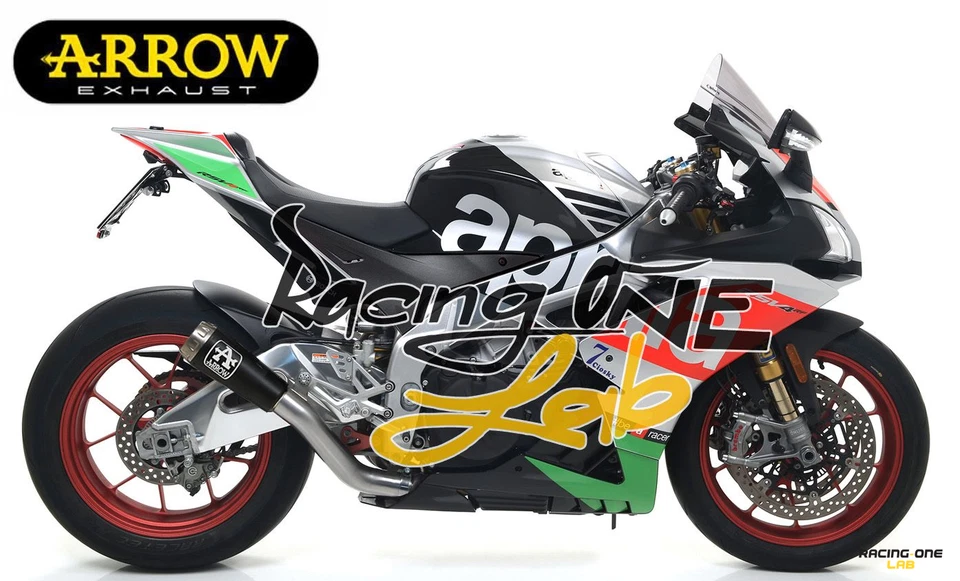 EXHAUST MUFFLER SILENCER ARROW PRO-RACE DARK APRILIA RSV4 RR / RSV4 RF 17-18 — 第 1/1 张图片