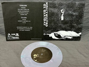 Evolved To Obliteration clean plate 7" GREY grind powerviolence plutocracy 625 - Imagen 1 de 1