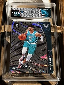 LaMelo Ball 2020-21 Panini Revolution Tmall Rookie Asia Red RC #140 HGA 9 MINT - Picture 1 of 2