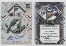 2022 Leaf Metal Draft Silver Wave /30 Abram Smith #BA-AS1 Rookie Auto RC