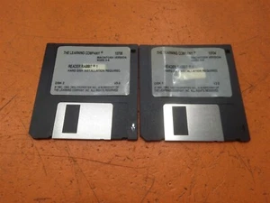 ⭐️⭐️⭐️⭐️⭐️ The Learning Company Reader Rabbit 1 Ages 3-6 2 Disk Set 1993 - Picture 1 of 4