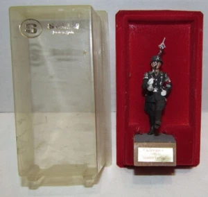 Soldat WWII German Toy Soldier SS Band Drum Major with Case, Made in Spain - Picture 1 of 4