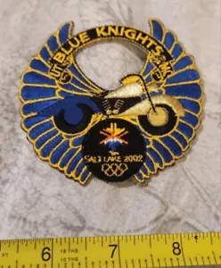 Utah Winter Olympics 2002 UT Blue Knights MC Motorcycle Patch - Picture 1 of 2