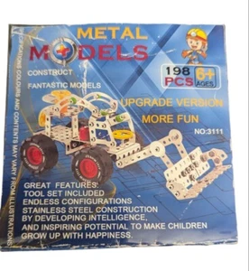 Metal Models No 3111 Construction Vehicle • Stainless Steel Erector Set - Picture 1 of 5