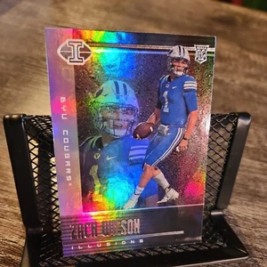 2021 Panini Chronicles Illusions Zach Wilson RC Rookie #104 BYU/JETS Draft Pick - Picture 1 of 12