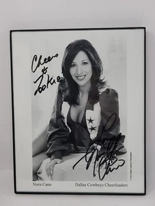 Dallas Cowboys Cheerleader Nora Cano Signed Autographed Photo 8"x10" 2002 Vtg - Picture 1 of 4