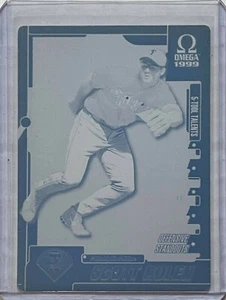 1/1 SCOTT ROLEN 1999 PACIFIC OMEGA VINTAGE PRINTING PLATE PHILADELPHIA PHILLIES - Picture 1 of 2
