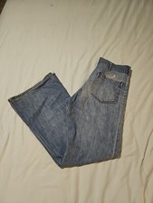 Seafarer bell bottoms VINTAGE jeans Retro Ripped Made In USA 100% Cotton 