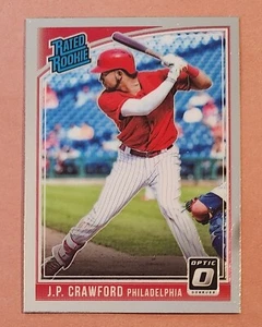J. P. Crawford 2018 Donruss Optic Rookie RC Card #44 - Picture 1 of 1