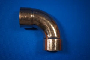 HVAC Copper Fitting CxC 90° Elbow-long 1-1/2" Flaring ID 38.1mm - Picture 1 of 4
