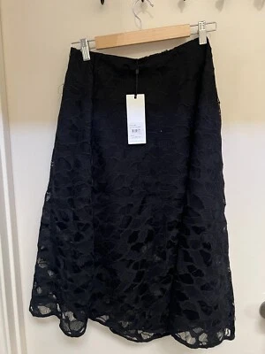 Gorgeous Keepsake Label BNWT All Talk Black Lace Skirt-Workwear-Formal-Size L - image 1 of 4