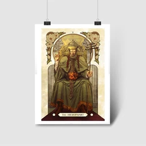 Guile Street Fighting Tarot Card Poster | Classic Arcade | High Quality Prints - Picture 1 of 5