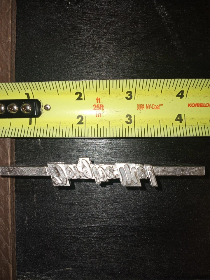 Hot Foil Die "Forgive Me!" Marca Howard - Imagem 1 de 1