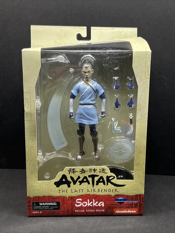 Diamond Select Toys Sokka  Avatar: The Last Airbender 7in Action Figure DMG PKG Cover