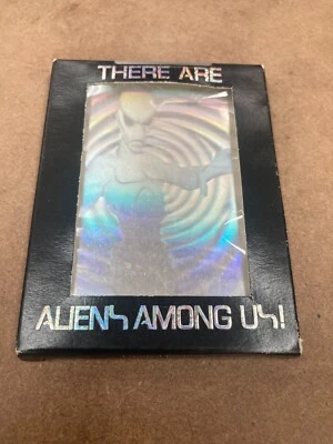 There Are Aliens Among Us Sealed 8 Card Set Fantasma Holographic Limited 1991 - Image 1 of 2