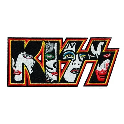 PATCHWORK PARADISE KISS Classic Rock Band Design Embroidered Iron On Patch