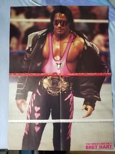 Bret Hitman Hart Poster British Bulldog - Bild 1 von 2