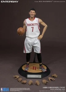 Enterbay 1/6 NBA Jeremy Lin 12" Figur Raketen Houston HEIMTRIKOT Korbball - Bild 1 von 9