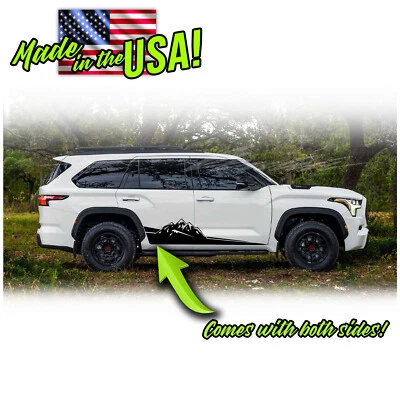 SIde Mountain Range Racing Stripes FITS TRD & Base  2023 & up Toyota Sequoia - Image 1 of 2
