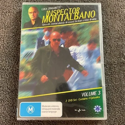 Inspector Montalbano: Vol 3 (2 Disc DVD Set, 2005) Region 4, Unopened - Image 1 of 4