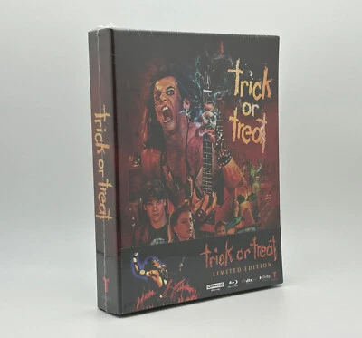 Trick or Treat (1986) 4K Ultra HD UHD w/ Slipcase *Cover C* Synapse Ltd. Ed. NEW - Image 1 of 4